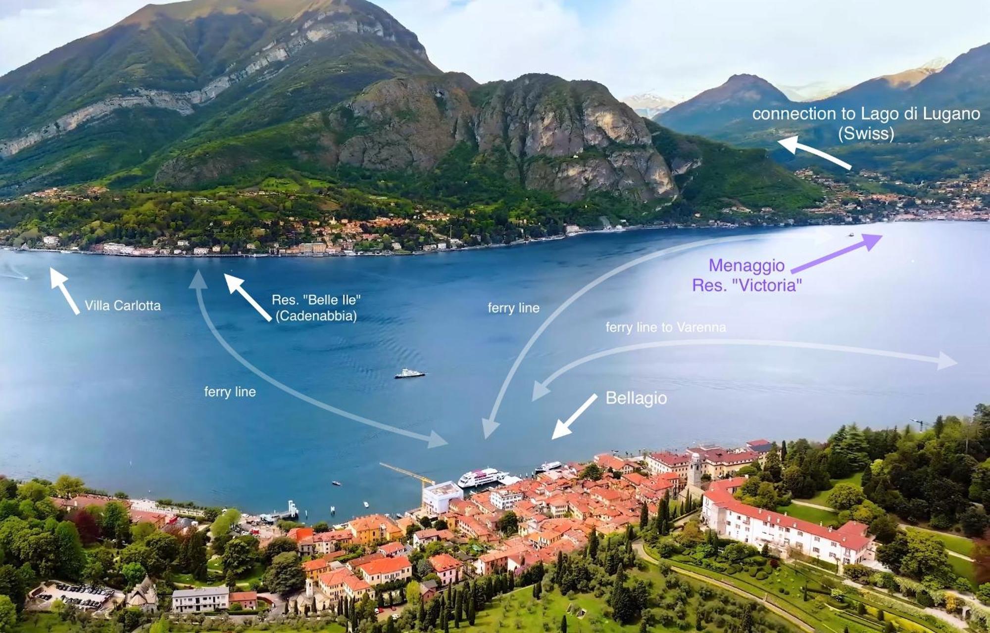 Residenza Victoria Lägenhet Menaggio Exteriör bild